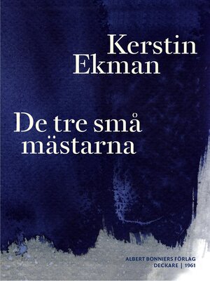 cover image of De tre små mästarna